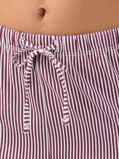 Pijama de 2 peças - t-shirt + calças - Kiabi