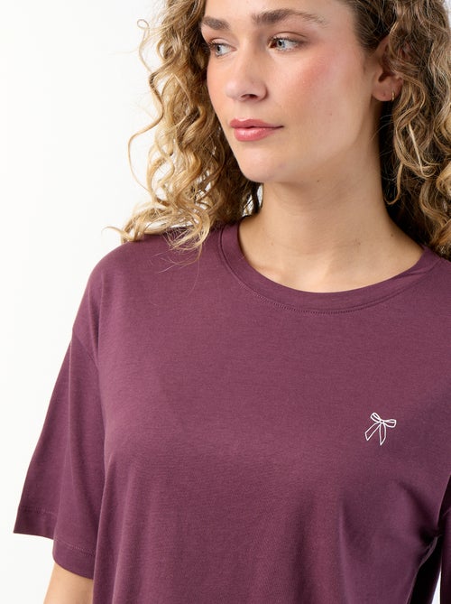 Pijama de 2 peças - t-shirt + calças - Kiabi