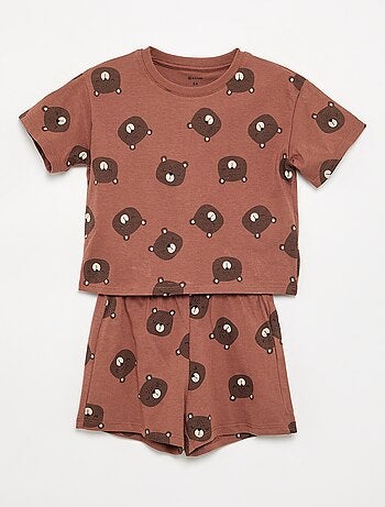 Pijama de 2 peças - T-shirt + calções