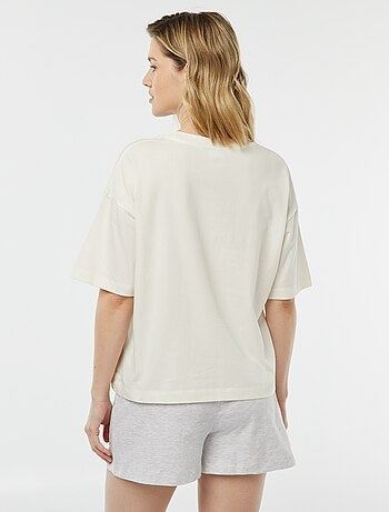 Pijama de 2 peças - t-shirt + calções 'Evoli'