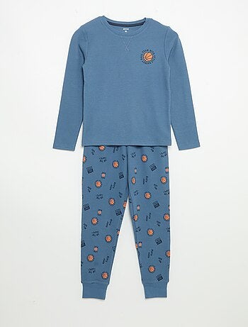 Pijama de 2 peças - T-shirt de manga comprida + calças