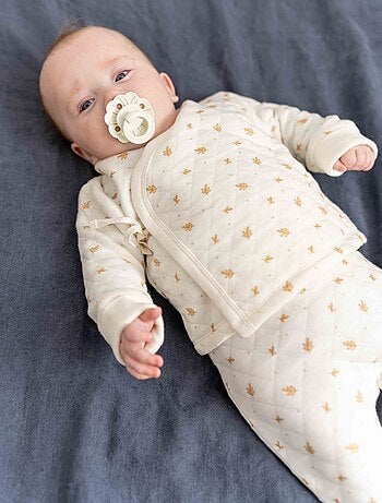 Pijama de 2 peças acolchoado