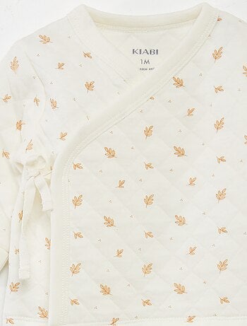 Pijama de 2 peças acolchoado