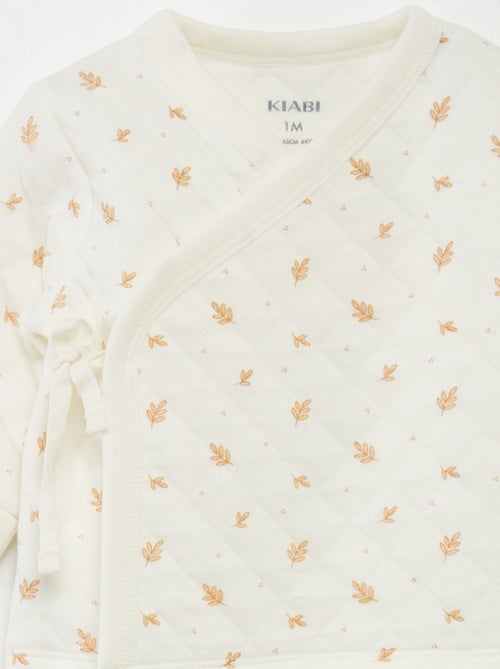 Pijama de 2 peças acolchoado - Kiabi
