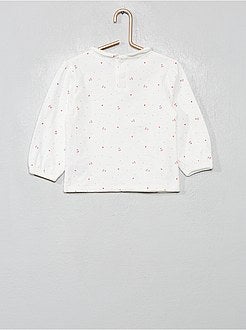 Pijama de 2 peças com estampado 'cerejas' - Kiabi