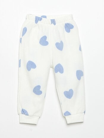 Pijama de 2 peças de polar