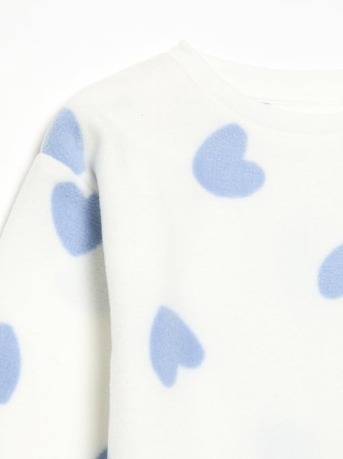 Pijama de 2 peças de polar - Kiabi