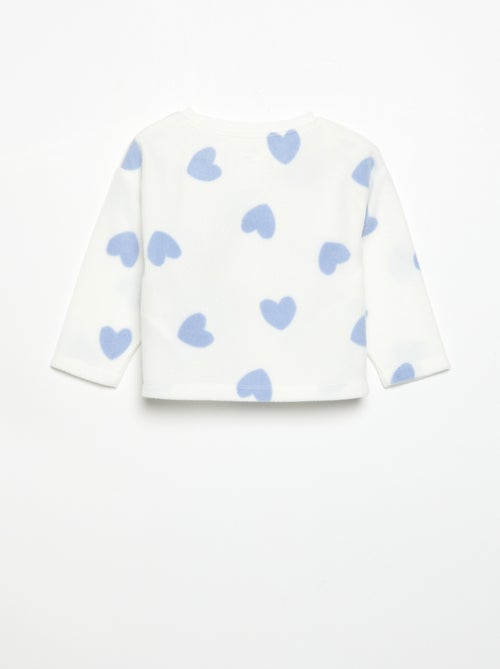 Pijama de 2 peças de polar - Kiabi
