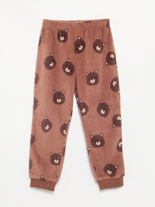 Pijama de 2 peças de polar - Kiabi Pijama de 2 peças de polar - Kiabi