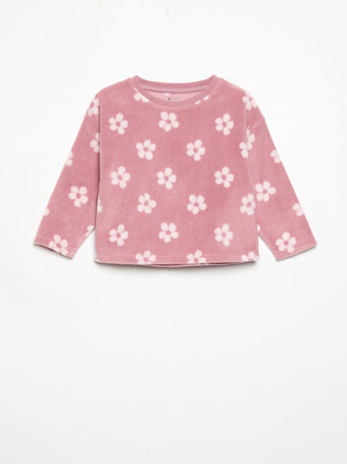 Pijama de 2 peças de polar - Kiabi