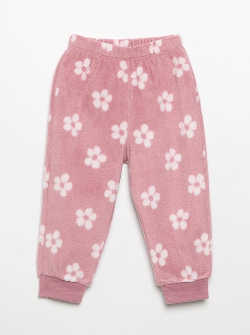 Pijama de 2 peças de polar - Kiabi