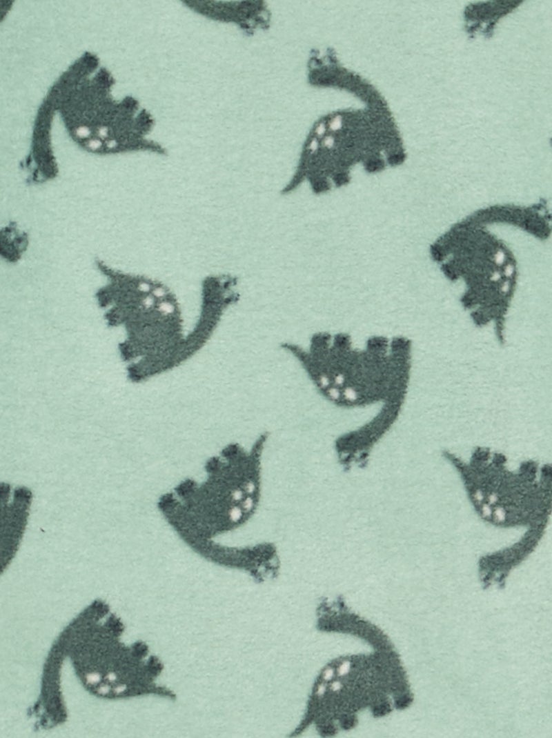 Pijama de 2 peças de polar Verde - Kiabi