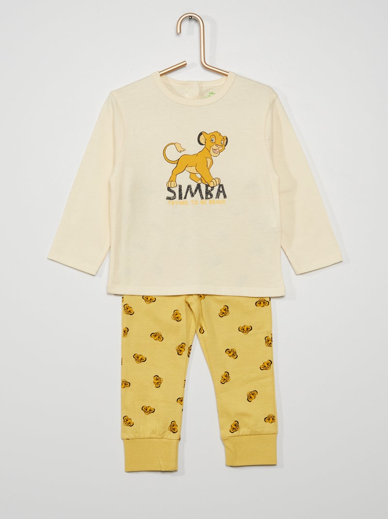 Pijama de 2 peças 'Disney' BRANCO - Kiabi