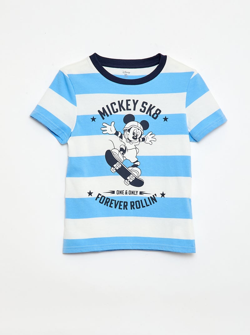 Pijama de 2 peças 'Disney' calções + T-shirt Azul - Kiabi