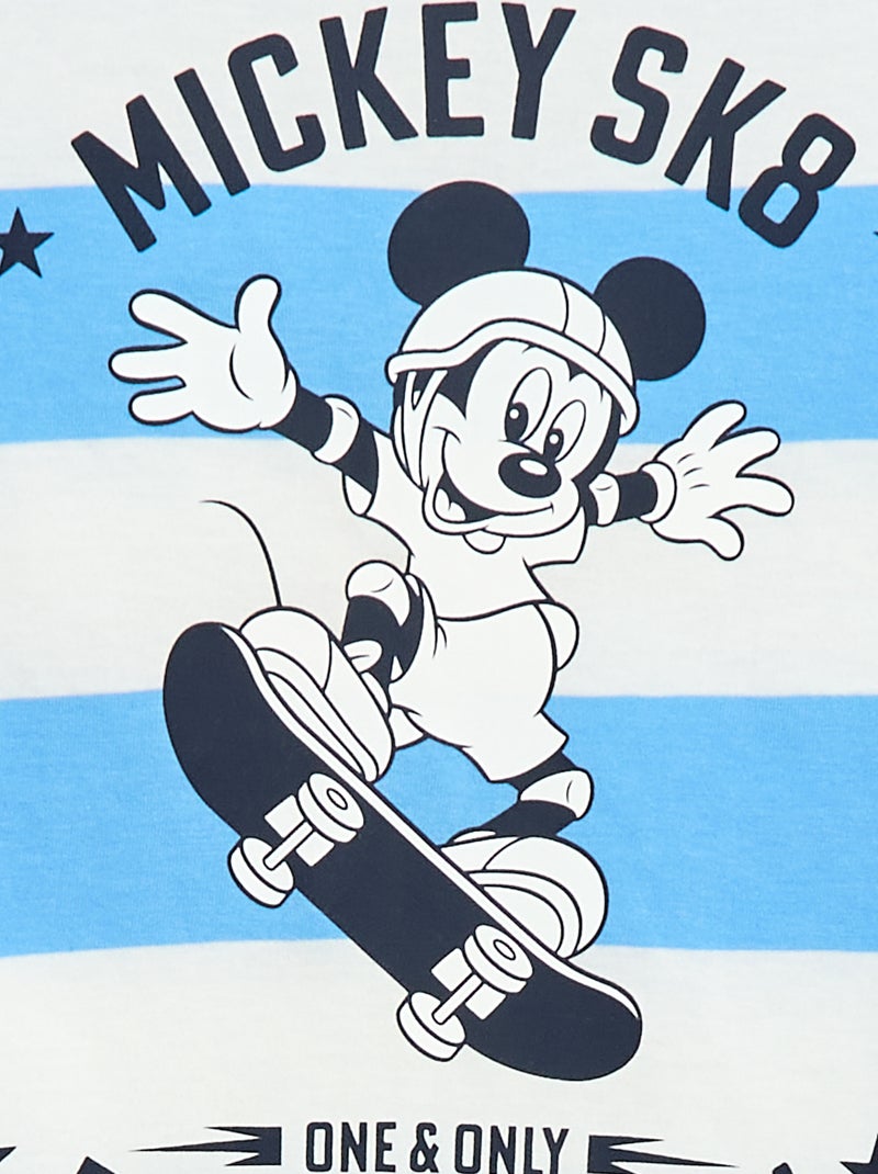 Pijama de 2 peças 'Disney' calções + T-shirt Azul - Kiabi
