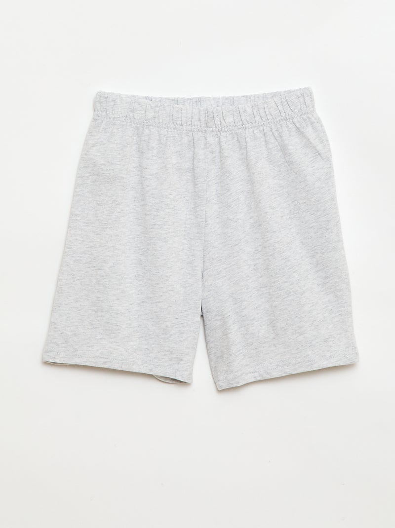 Pijama de 2 peças 'Disney' calções + T-shirt Azul - Kiabi