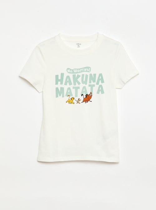 Pijama de 2 peças 'Disney' calções + T-shirt - Kiabi