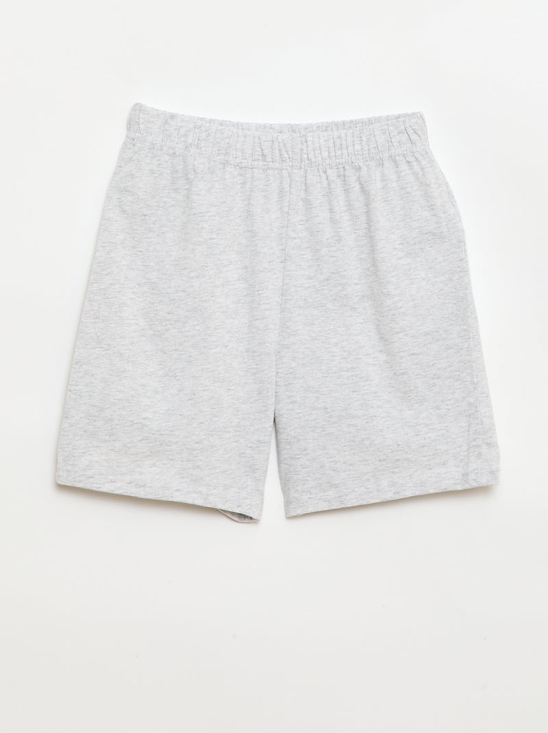 Pijama de 2 peças 'Disney' calções + T-shirt Branco - Kiabi