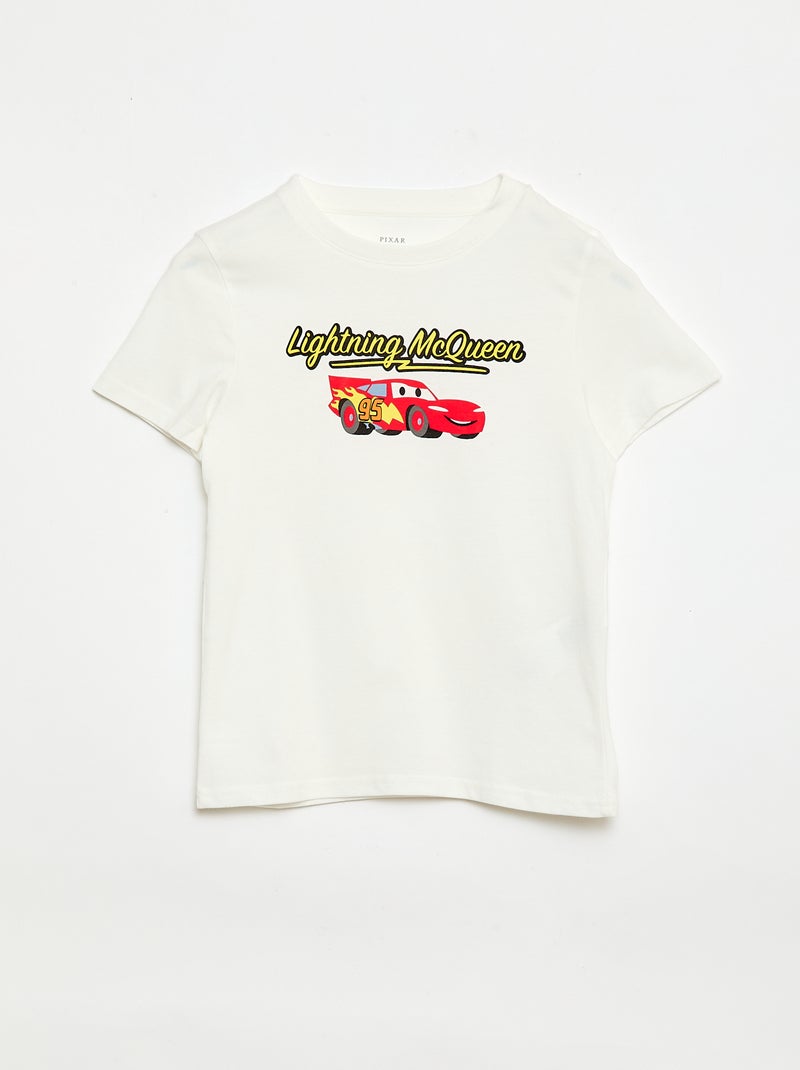 Pijama de 2 peças 'Disney' calções + t-shirt Branco - Kiabi