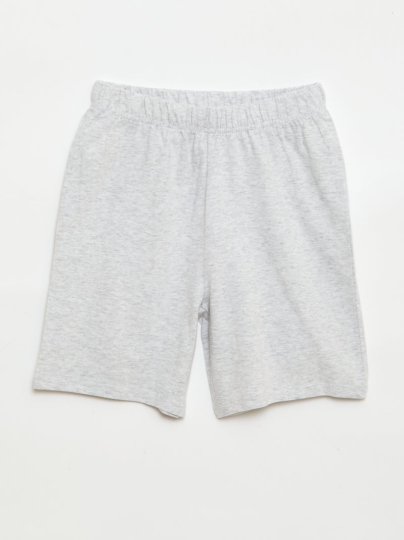 Pijama de 2 peças 'Disney' calções + t-shirt Branco - Kiabi