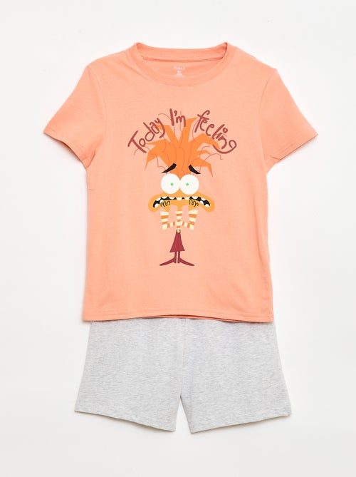Pijama de 2 peças 'Disney' calções + T-shirt - Kiabi