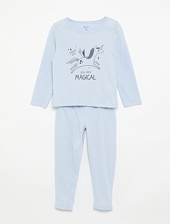 Pijama de 2 peças em jersey