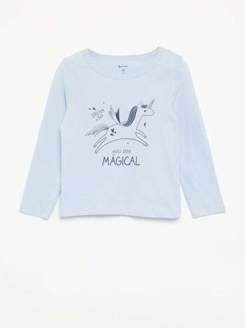Pijama de 2 peças em jersey - Kiabi
