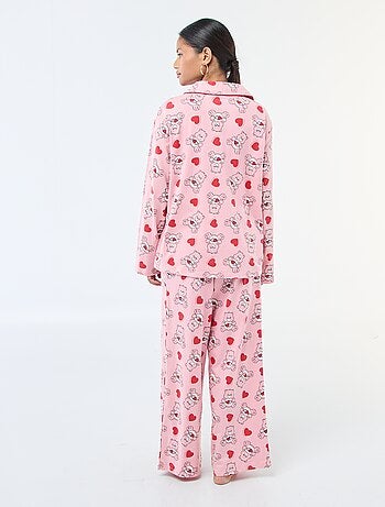 Pijama de 2 peças estampado 'Bisounours'