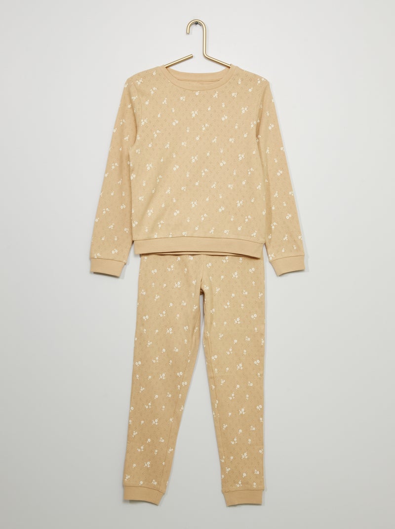 Pijama de 2 peças estampado ROSA - Kiabi