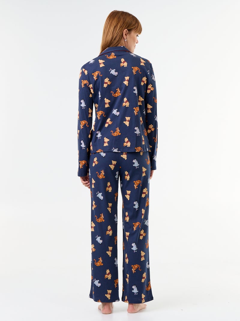 Pijama de 2 peças estampado 'Winnie the Pooh' Azul - Kiabi