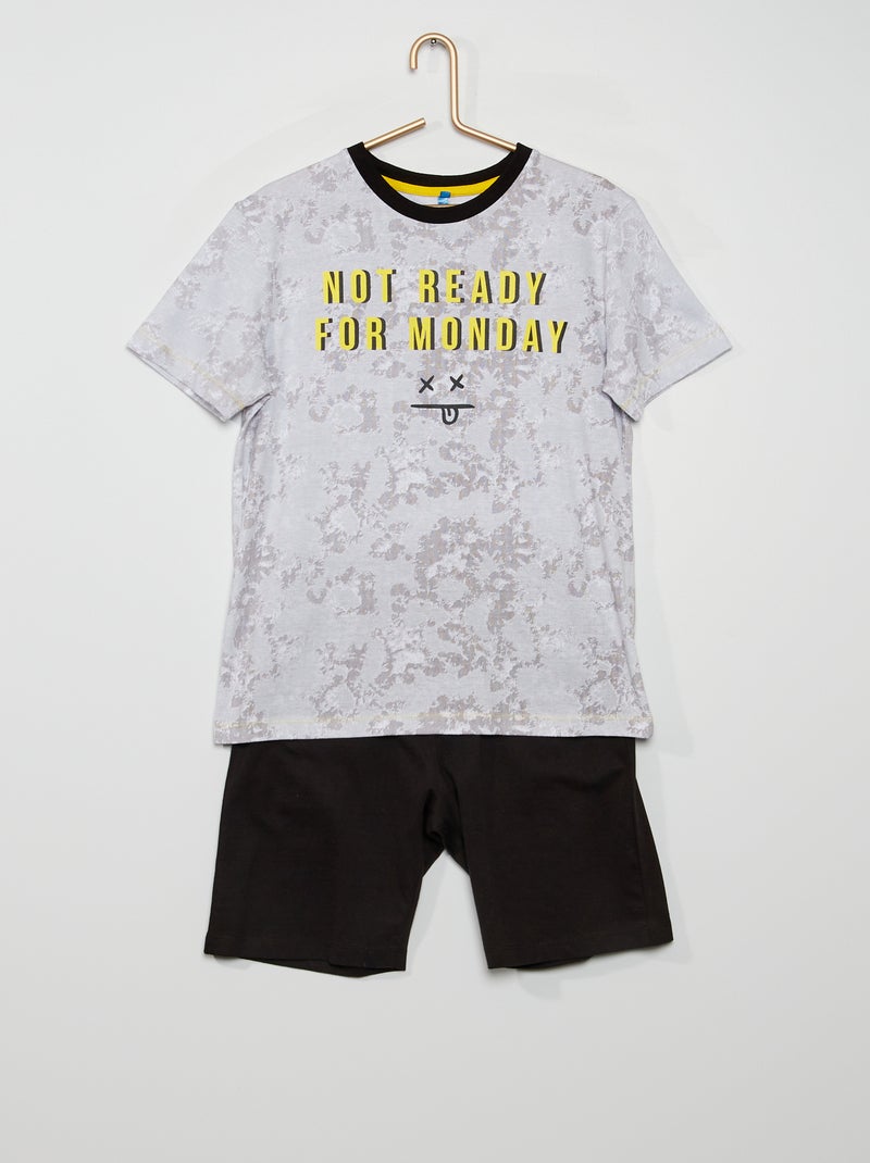 Pijama de 2 peças Estampado - Kiabi