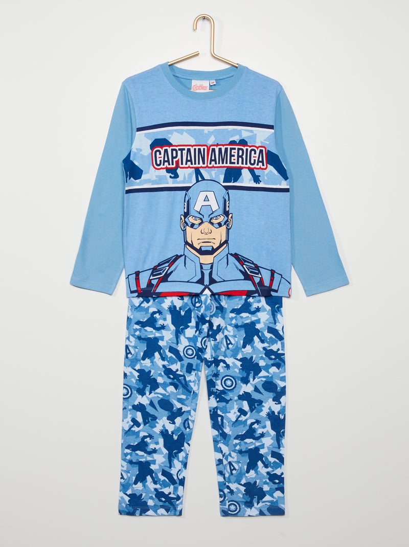 Pijama de 2 peças 'Homem de Ferro' Azul - Kiabi