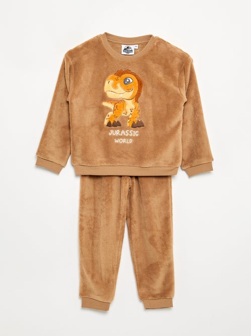 Pijama de 2 peças 'Jurassic World' - T-shirt de manga comprida + calças - Kiabi