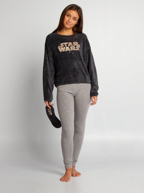 Pijama de 2 peças + máscara de noite 'Star Wars' - Kiabi