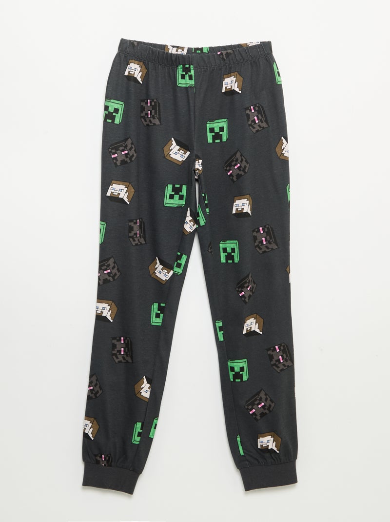 Pijama de 2 peças 'Minecraft' Azul - Kiabi