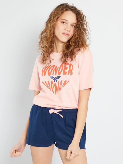 Pijama de 2 peças 'Mulher-Maravilha' - Kiabi