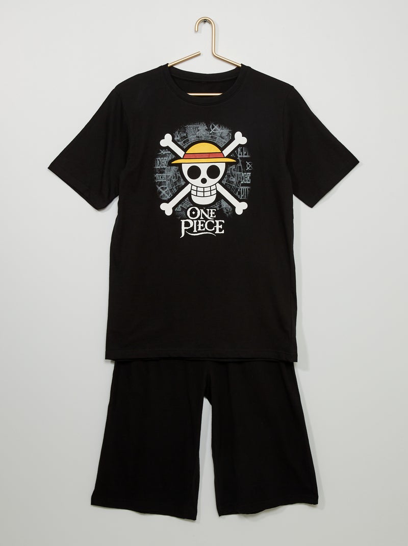 Pijama de 2 peças 'One Piece' Preto - Kiabi