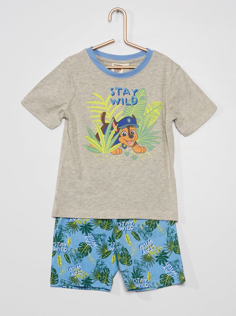 Pijama de 2 peças 'Patrulha pata' Cinza/ Azul - Kiabi
