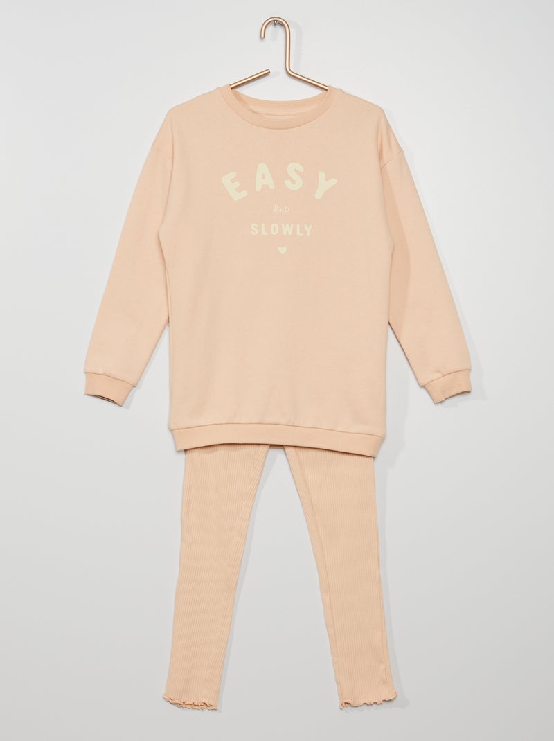 Pijama de 2 peças ROSA - Kiabi