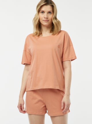 Pijama de 2 peças t-shirt + calções minimalista