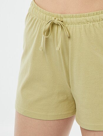 Pijama de 2 peças t-shirt + calções minimalista