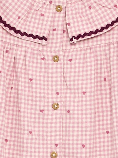 Pijama de 2 peças xadrez - Kiabi Pijama de 2 peças xadrez - Kiabi