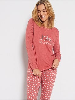 Pijama de 'conceção ecológica' - Kiabi