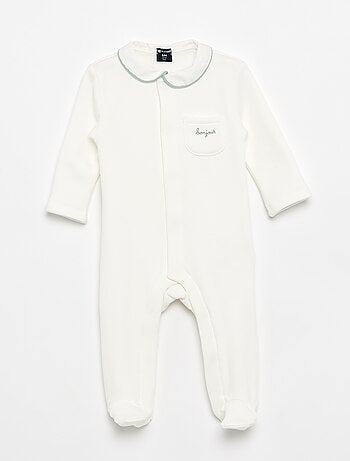 Pijama de dormir com gola