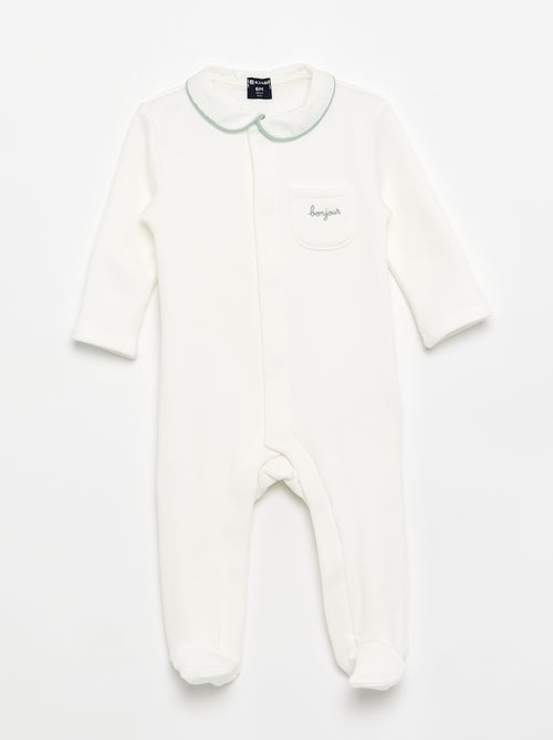 Pijama de dormir com gola - Kiabi Pijama de dormir com gola - Kiabi