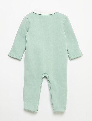 Pijama de dormir com gola