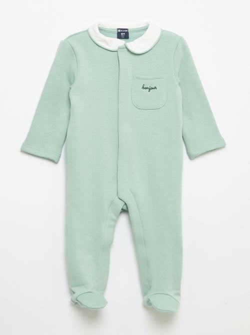 Pijama de dormir com gola - Kiabi