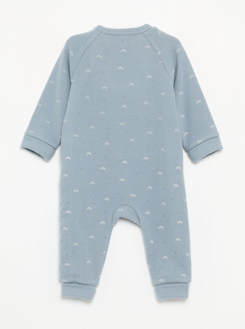 Pijama de dormir de veludo de manga comprida e sem pés - Kiabi Pijama de dormir de veludo de manga comprida e sem pés - Kiabi