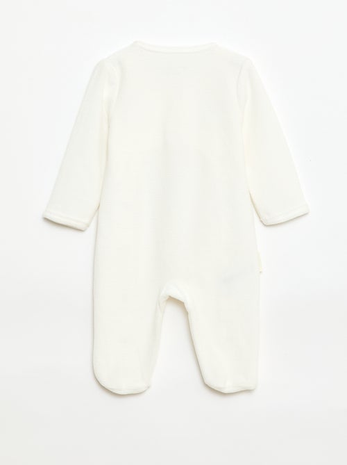 Pijama de dormir em veludo - Kiabi