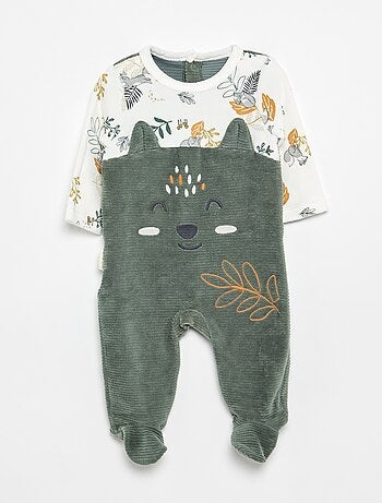 Pijama de dormir "Petit Béguin" bimaterial